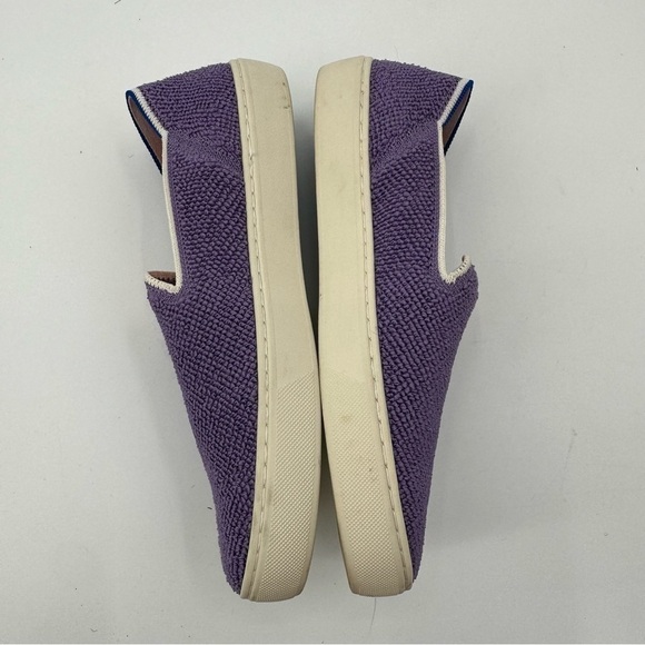Rothy’s Amethyst Terry Slip On Sneakers Size 8.5 - Picture 3 of 8